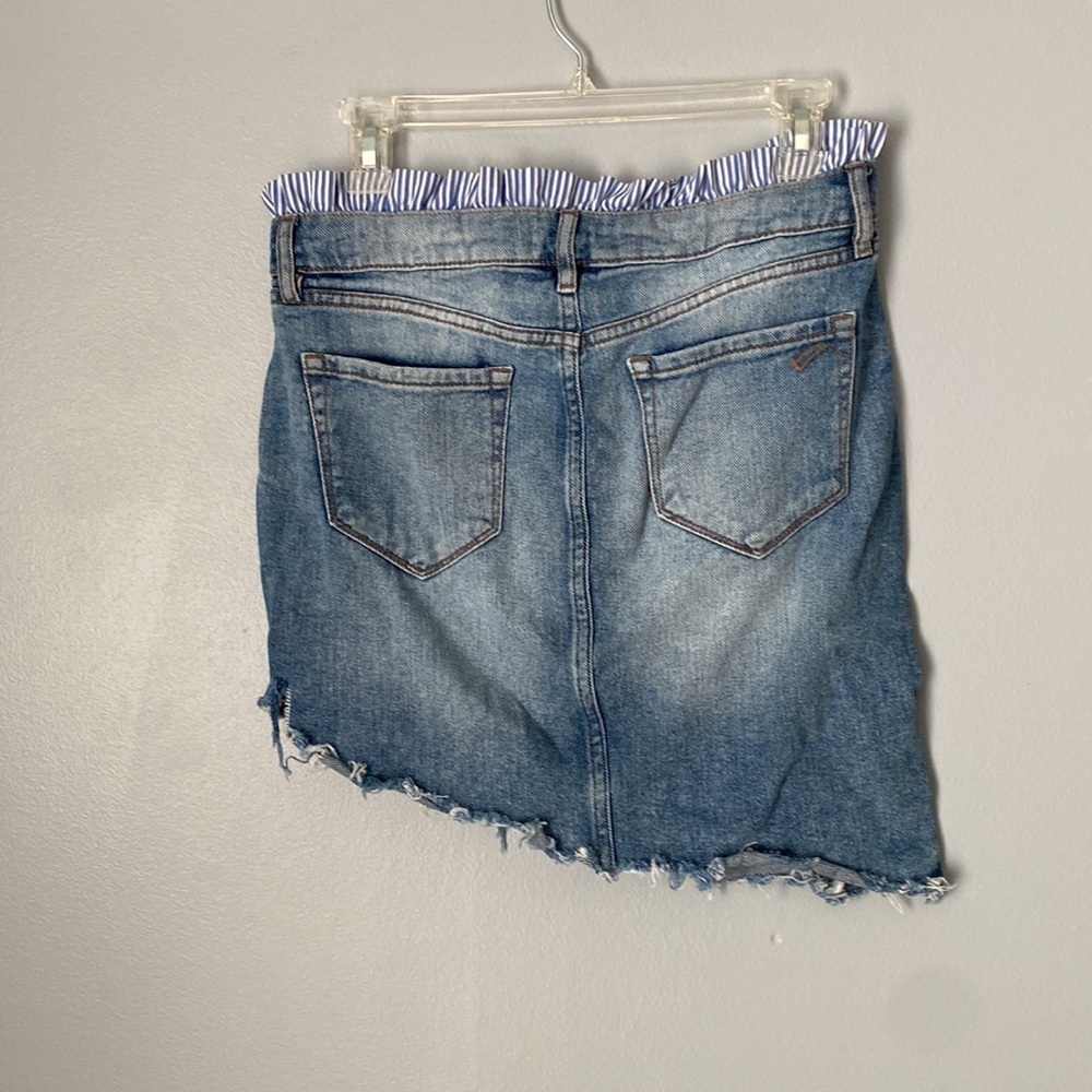 William Rast distressed asymmetric denim skirt - Picture 4 of 4